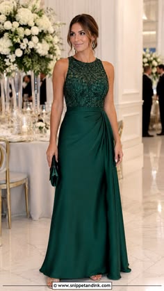 Emerald Green Party Dress